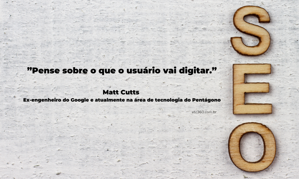 SEO, texto otimizado para buscas